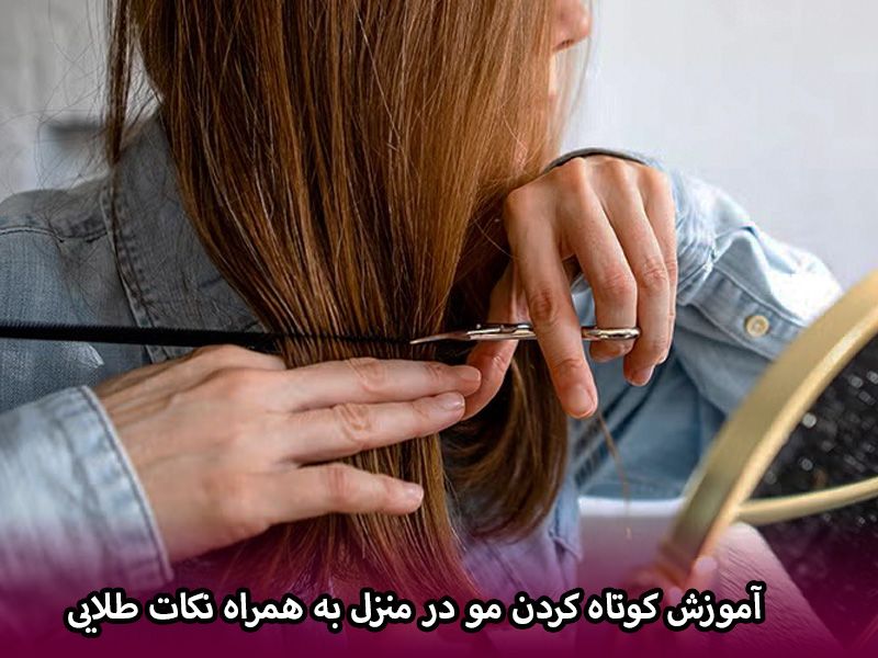 آموزش کوتاه کردن مو در منزل به همراه نکات طلایی برای تازه وارد ها