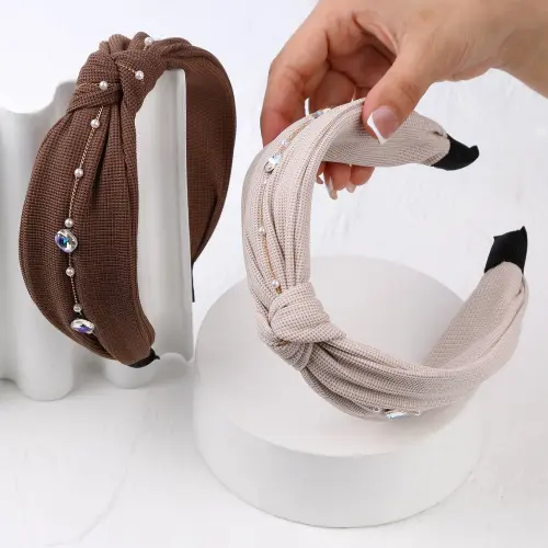 تل پارچه ای گره ای نگینی