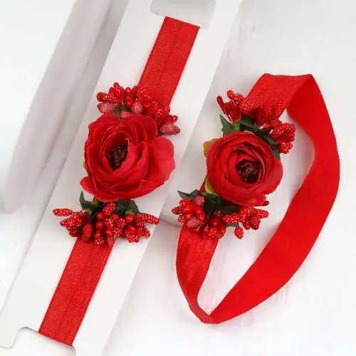 هدبند یلدایی طرح گل