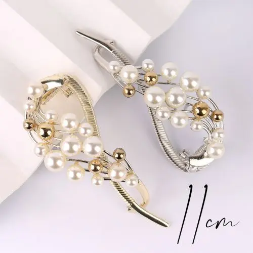 گیره مروارید دو رنگ