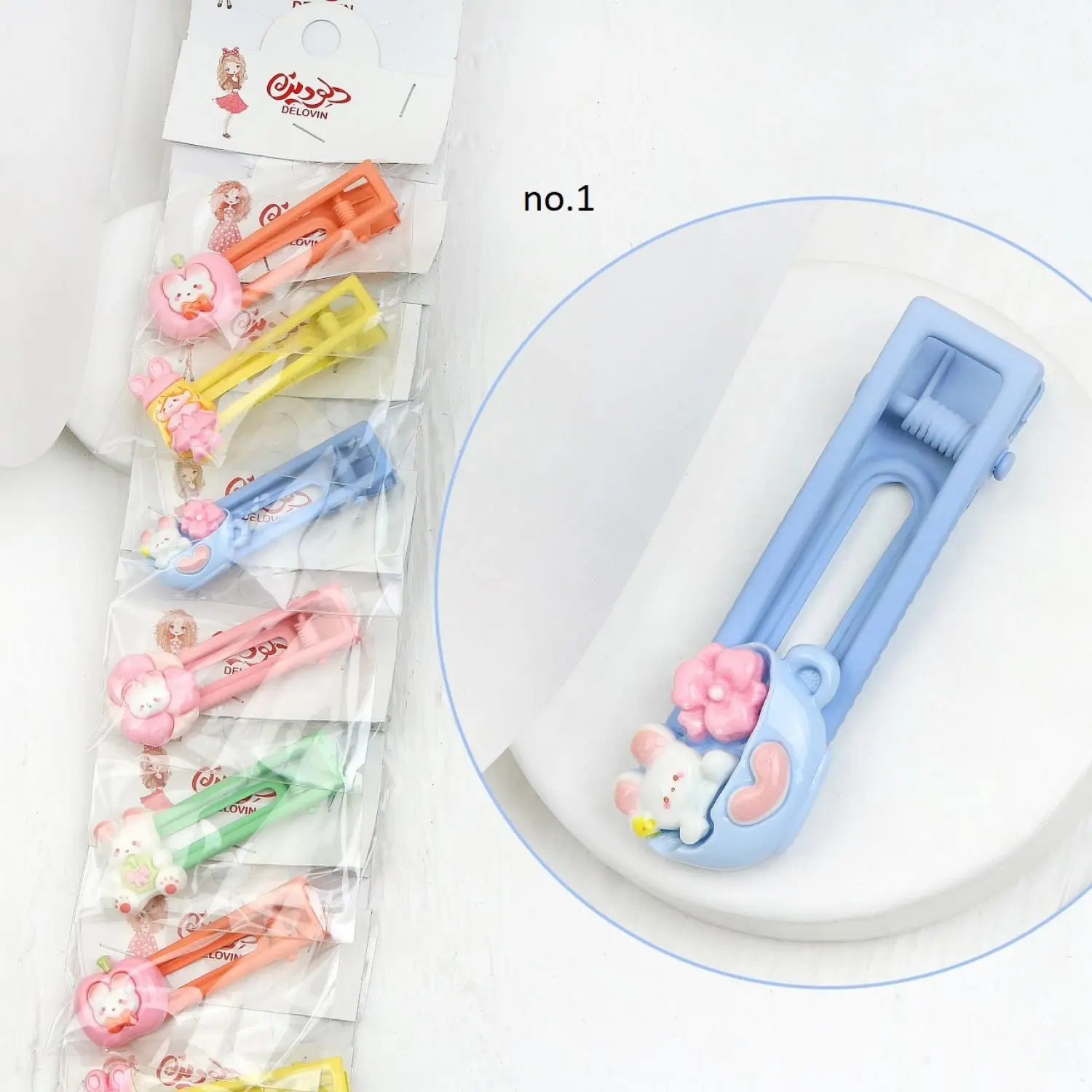 انبری کارتی مستطیلی رنگ پاستیلی