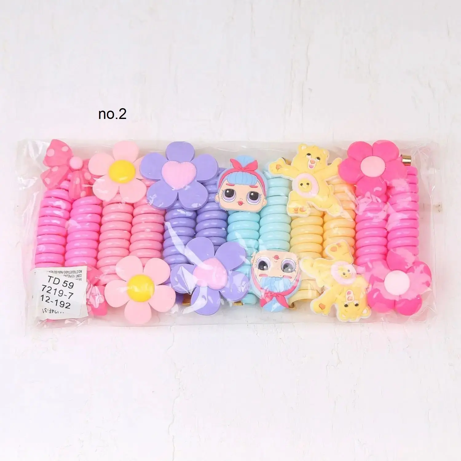 کش سیم تلفنی مدل چند رنگ