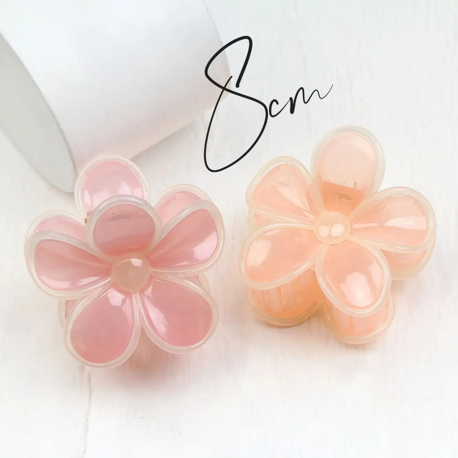 کلیپس طرح گل رنگ پاستیلی