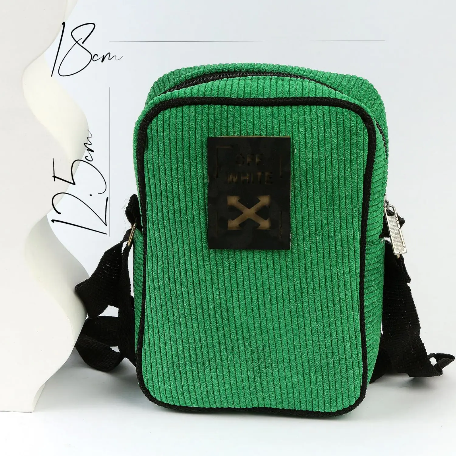 کیف رو دوشی مخمل کبریتی