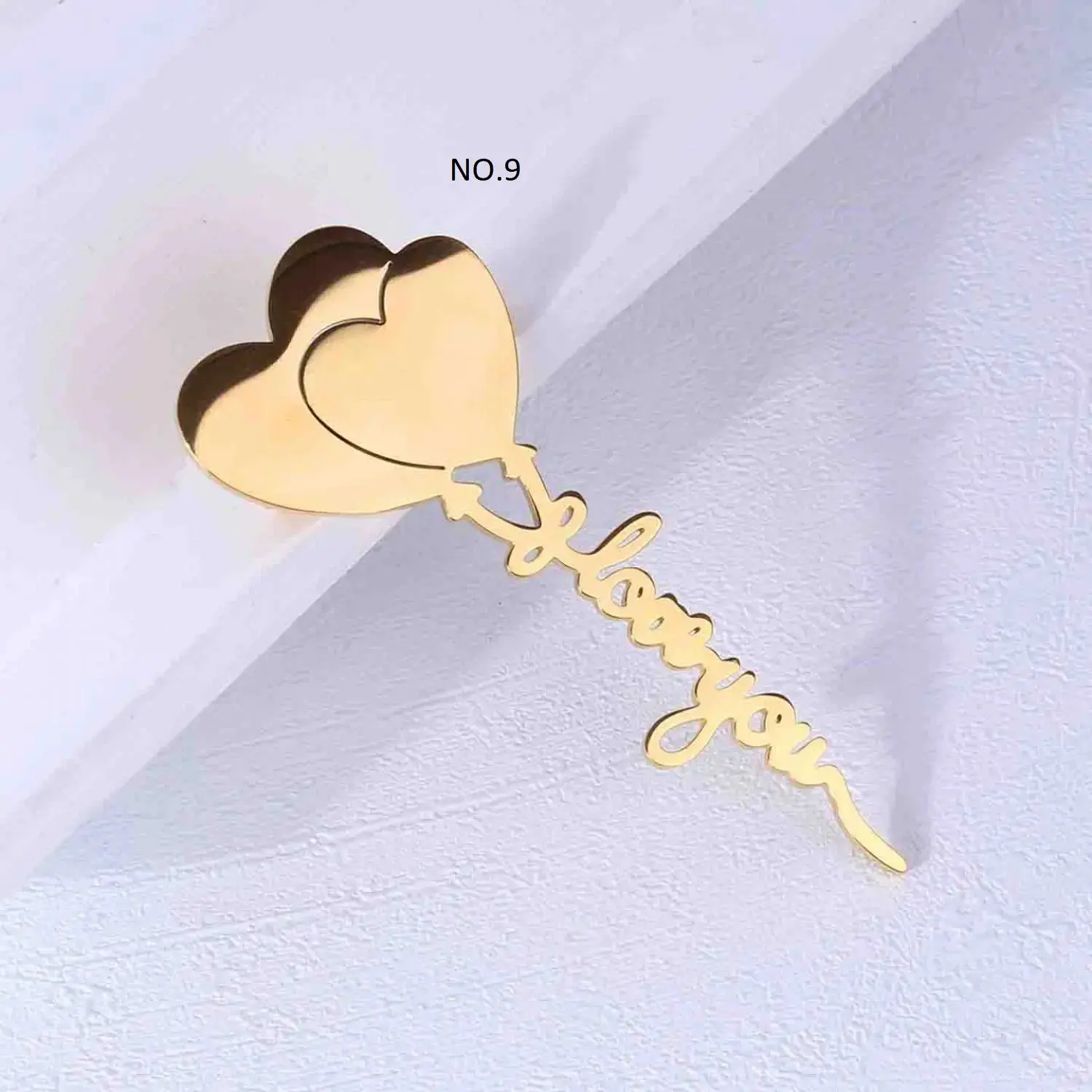 سنجاق سینه استیل طرح دار فانتزی