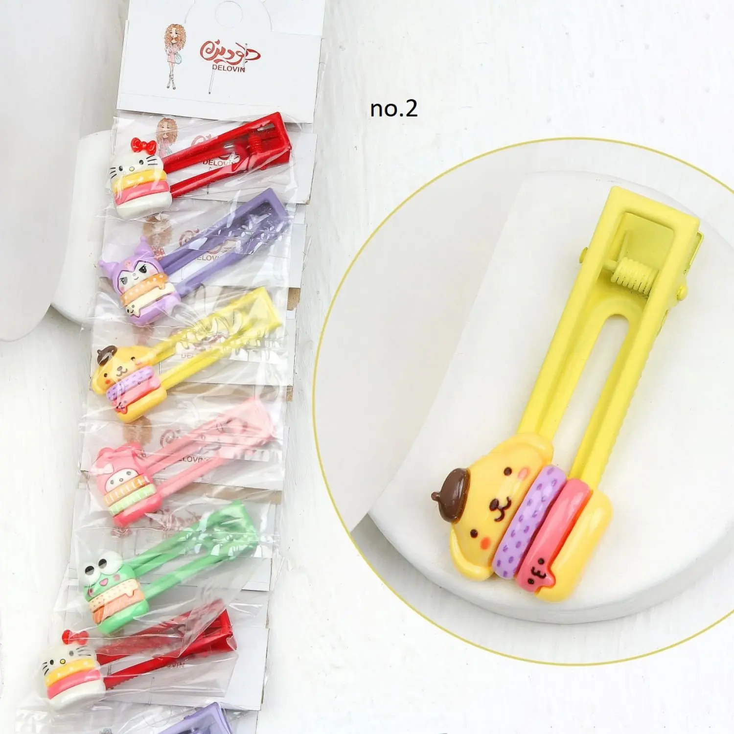 انبری کارتی مستطیلی رنگ پاستیلی