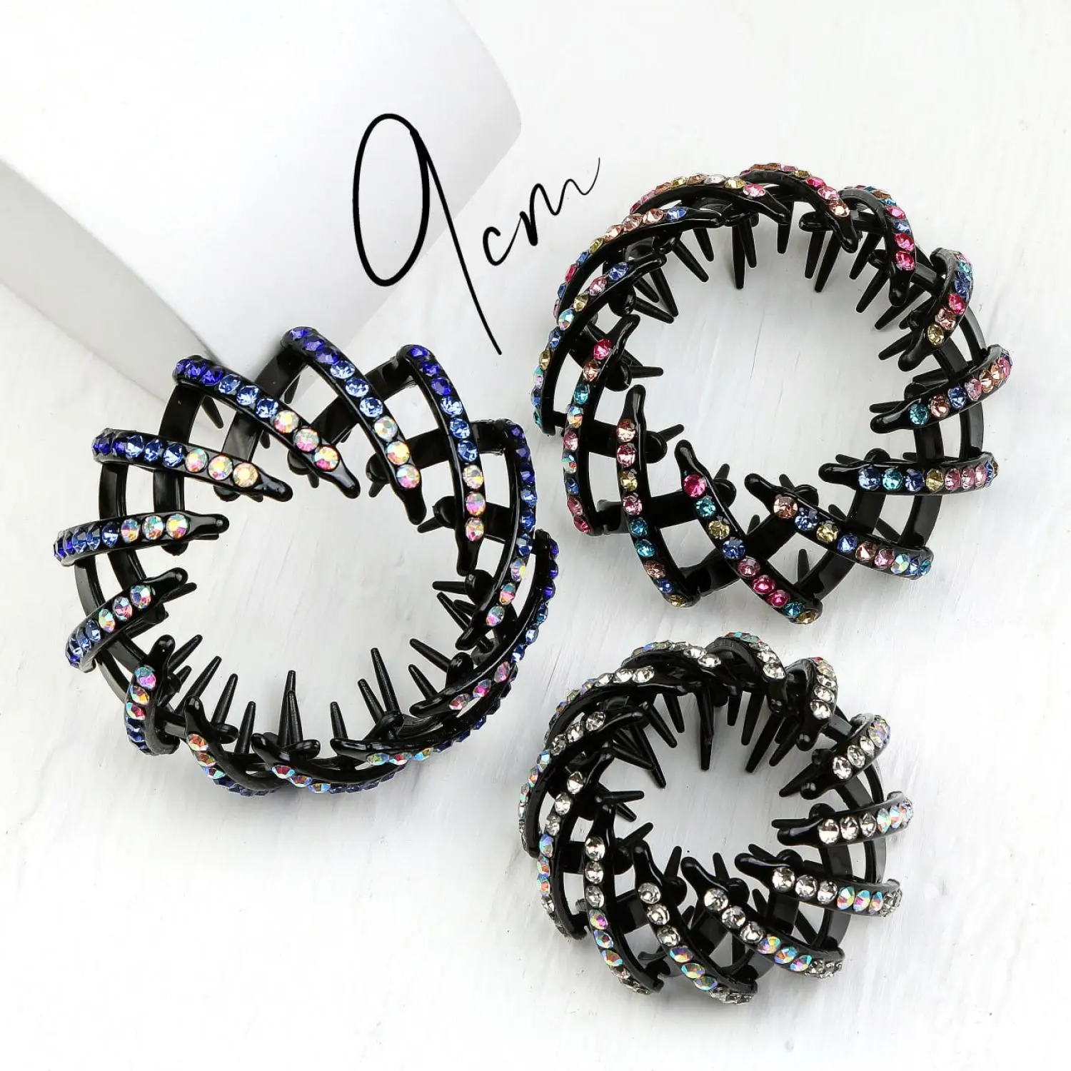 کلیپس خرچنگی نگین دار