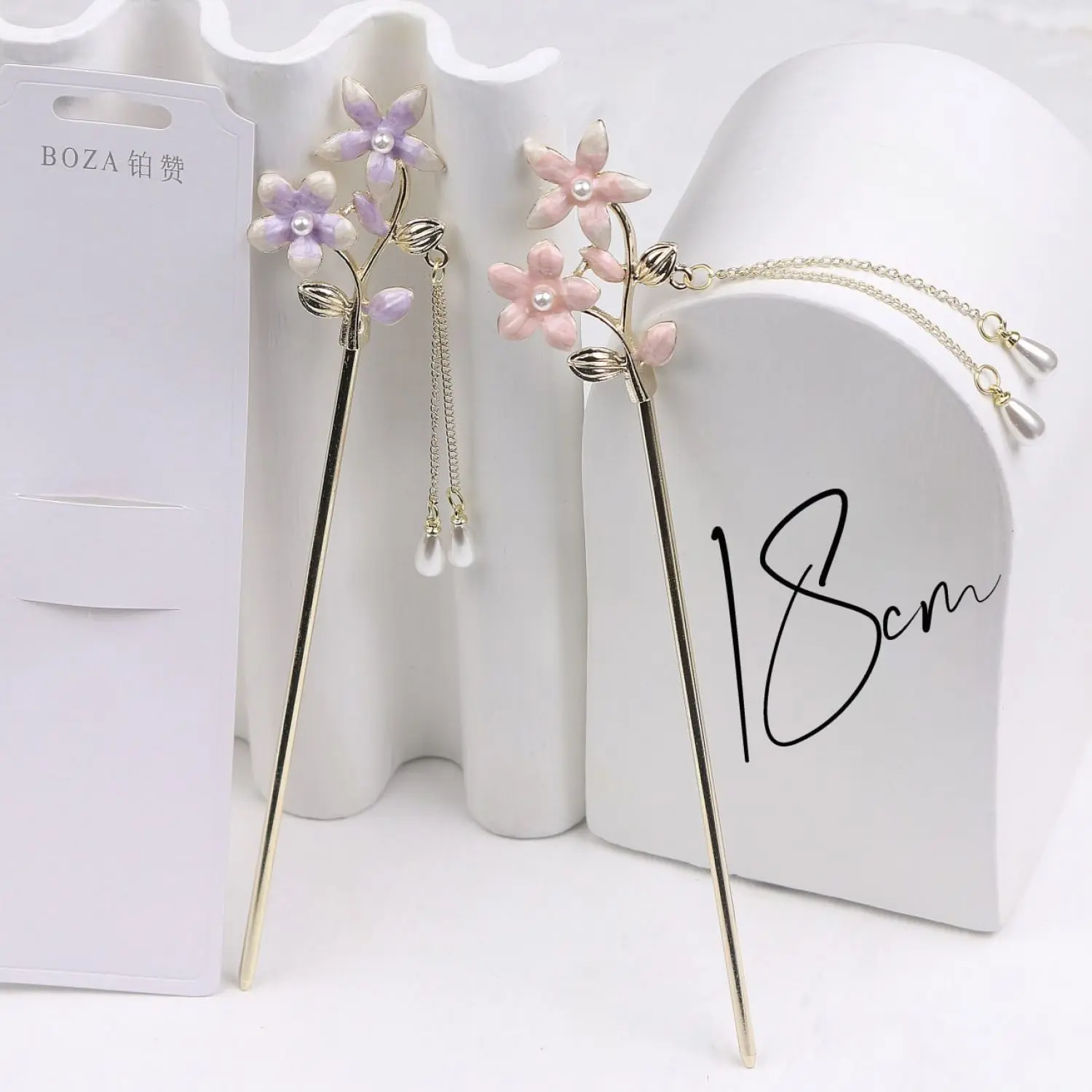 کانزاشی فلزی مدل دو گل