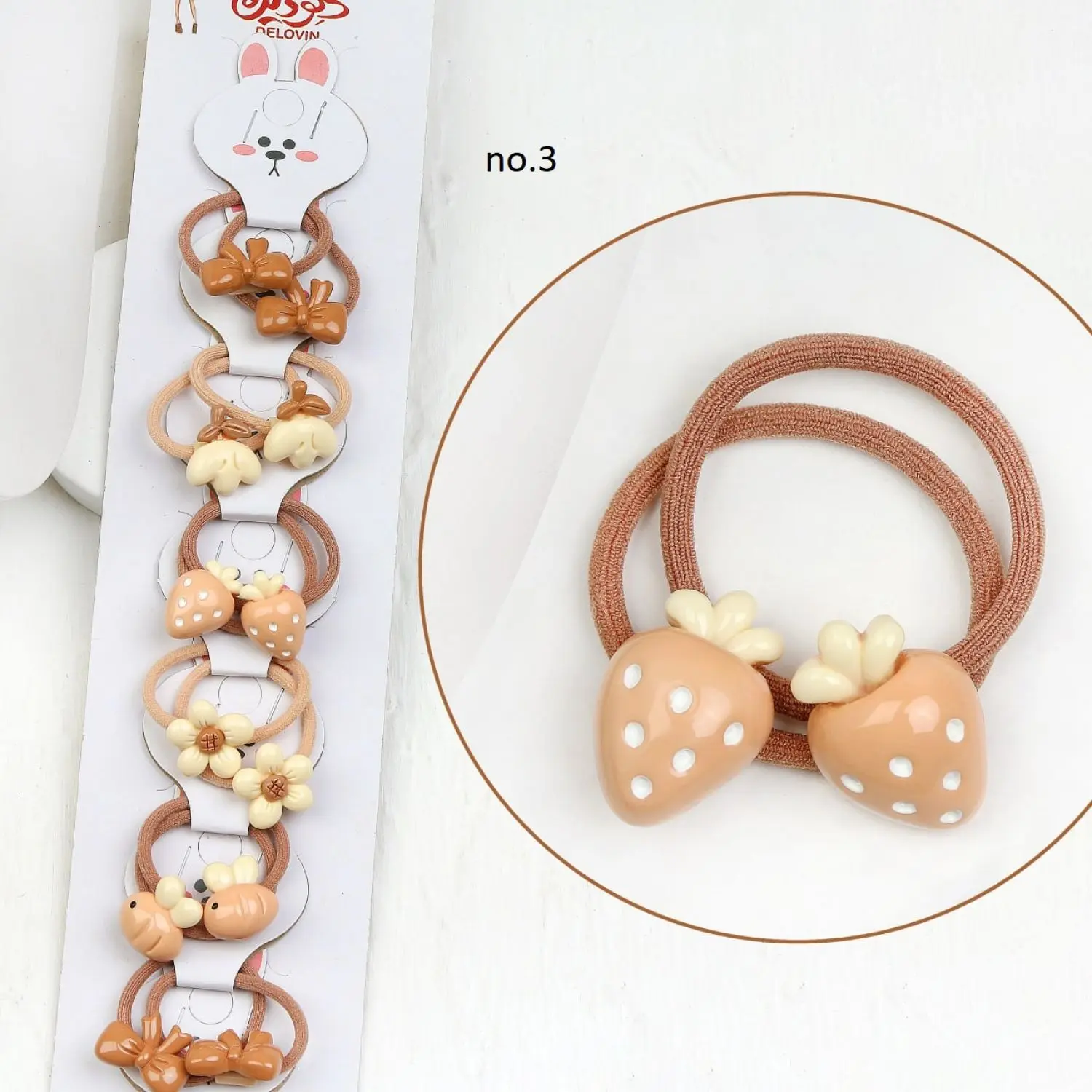 کش کارتی بچگونه رنگ نود (قهوه ای)