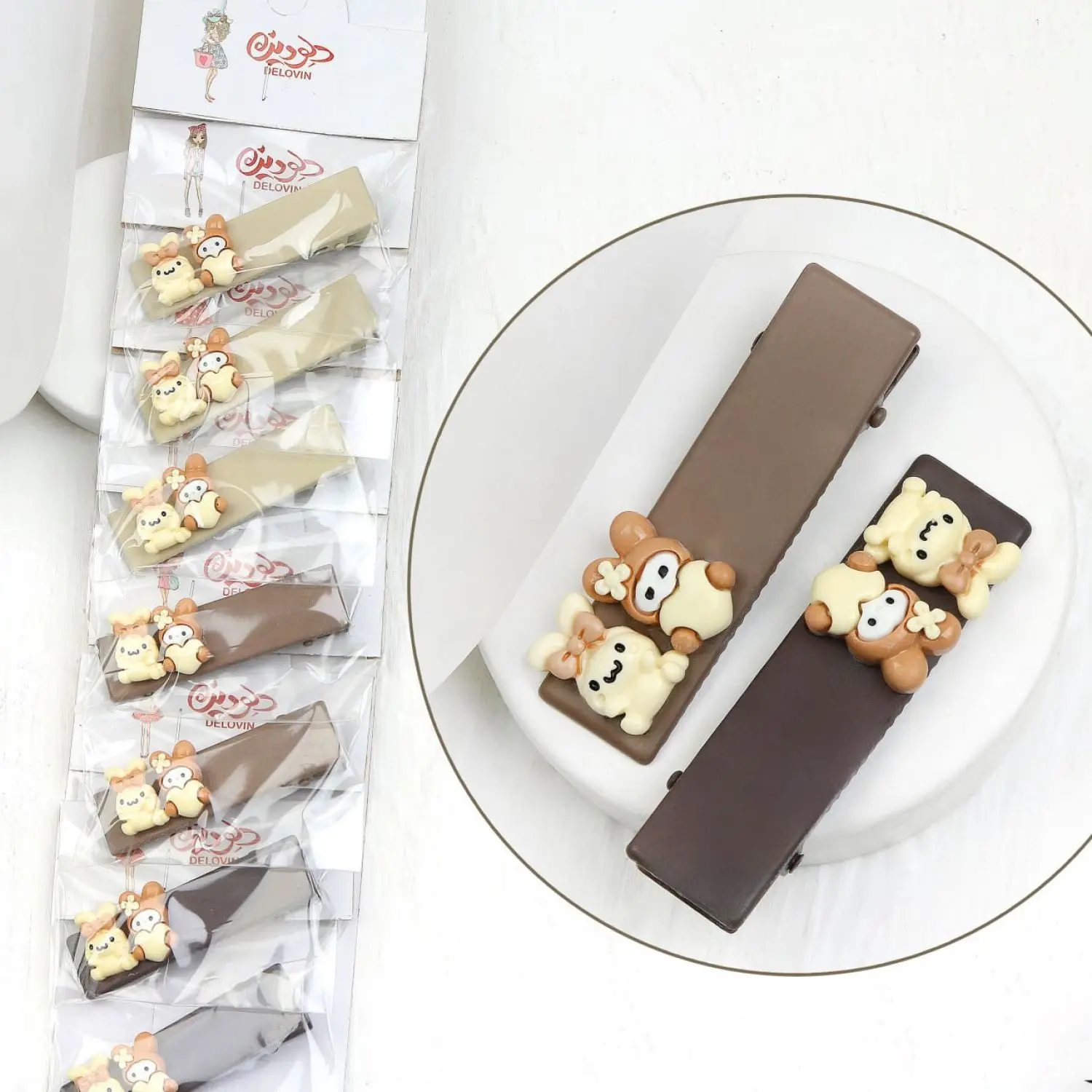 گیره انبری کارتی بچگانه رنگ نود