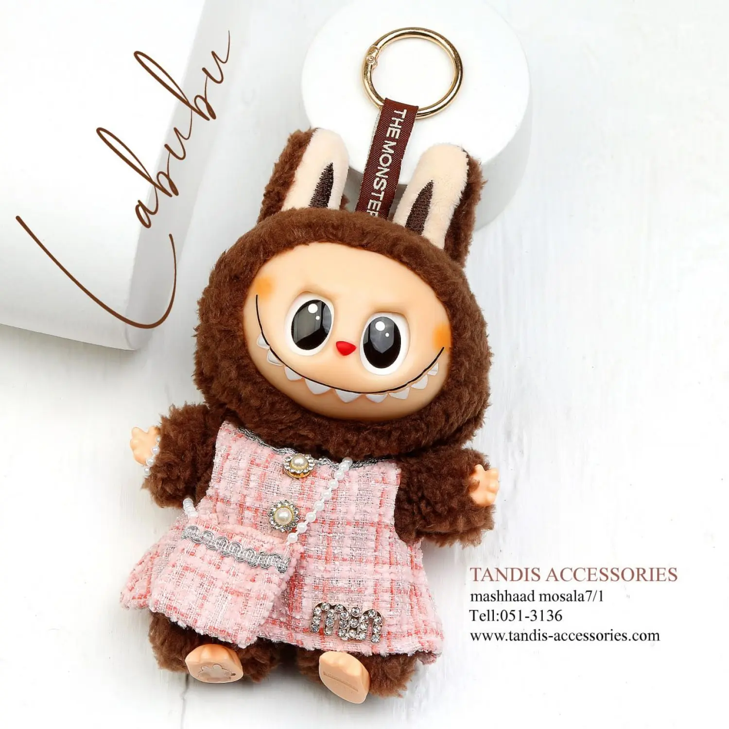 عروسک لبوبوی ماکارون لباس دار شانسی