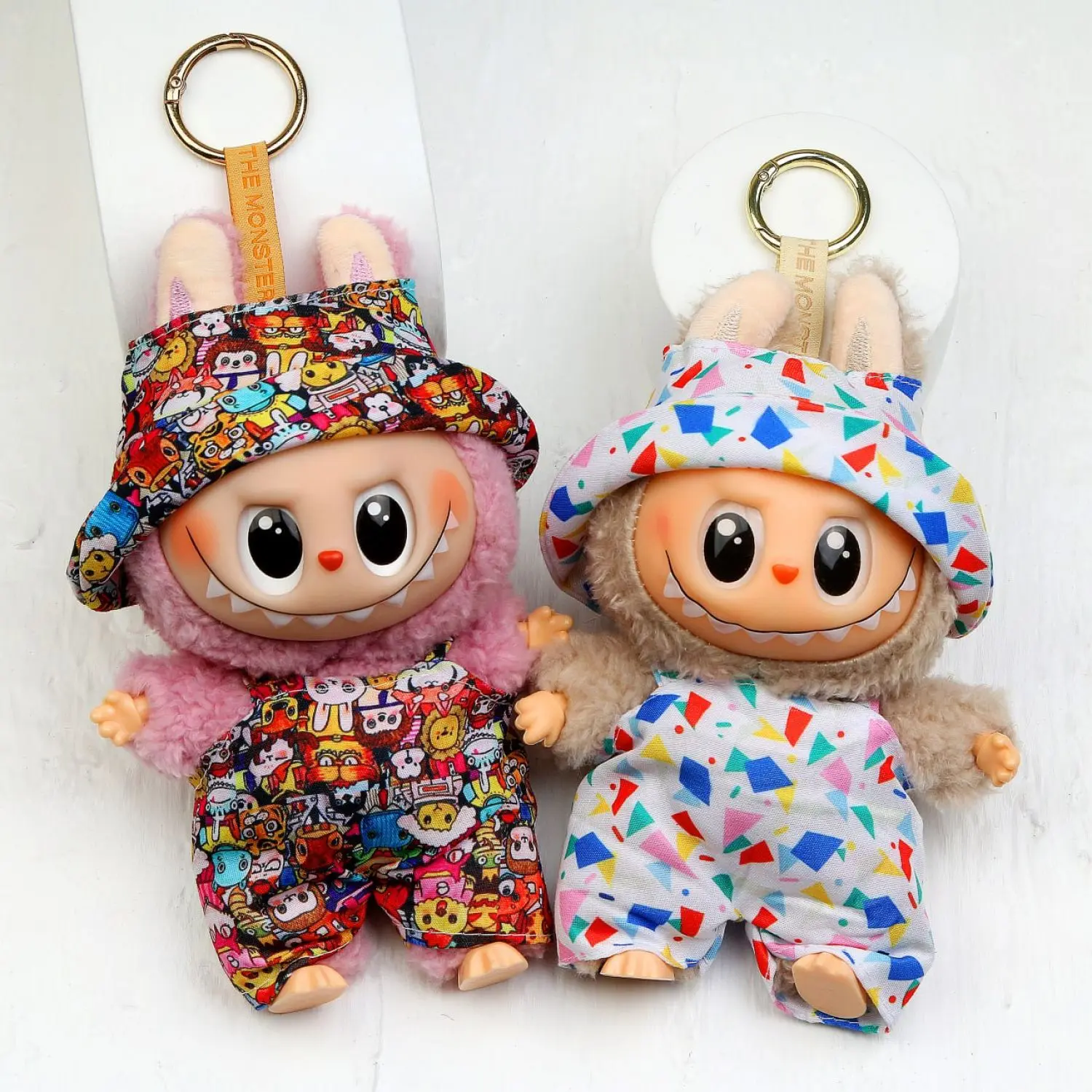 عروسک لبوبوی ماکارون لباس دار شانسی