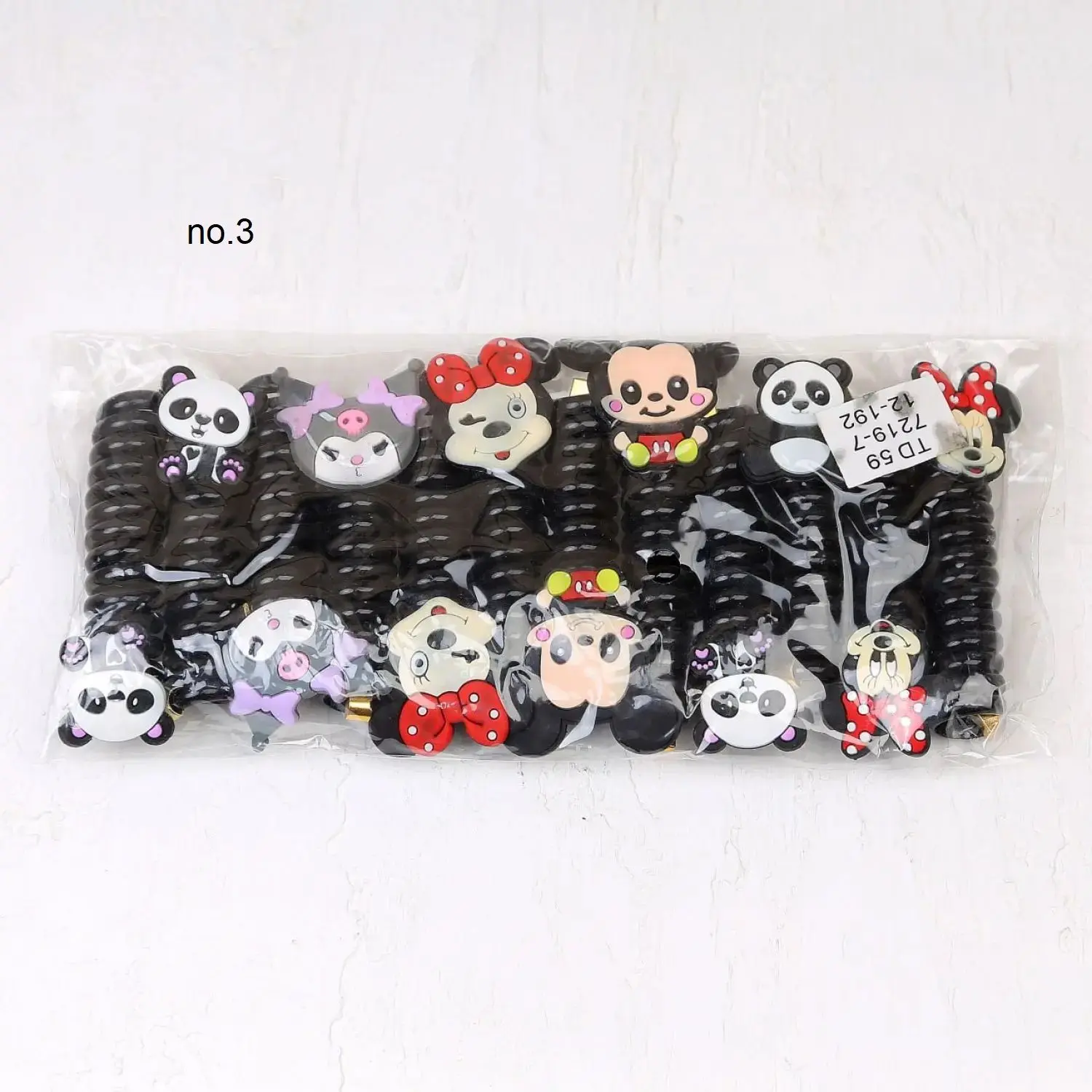 کش سیم تلفنی مدل چند رنگ