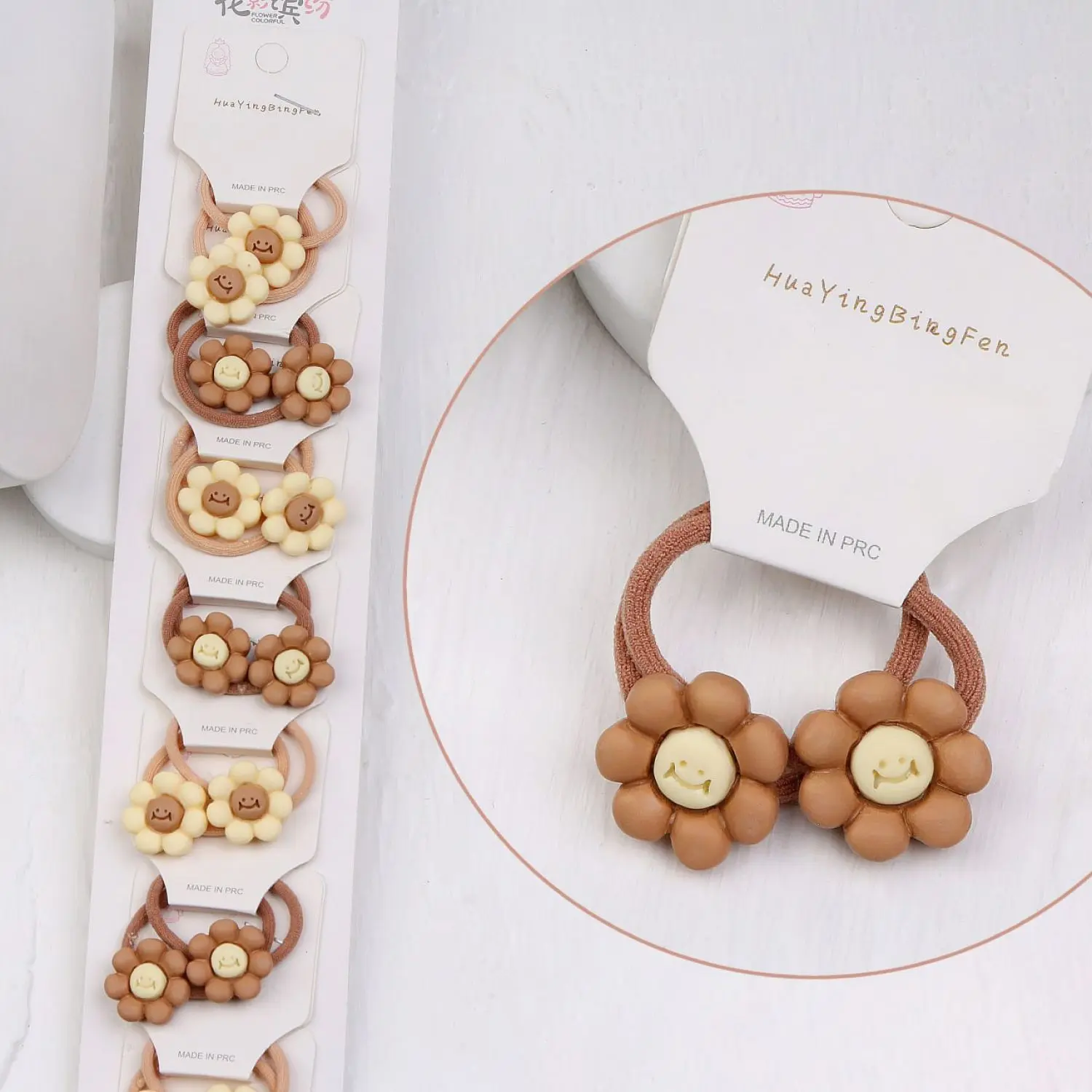 کش کارتی گل طرح لبخند