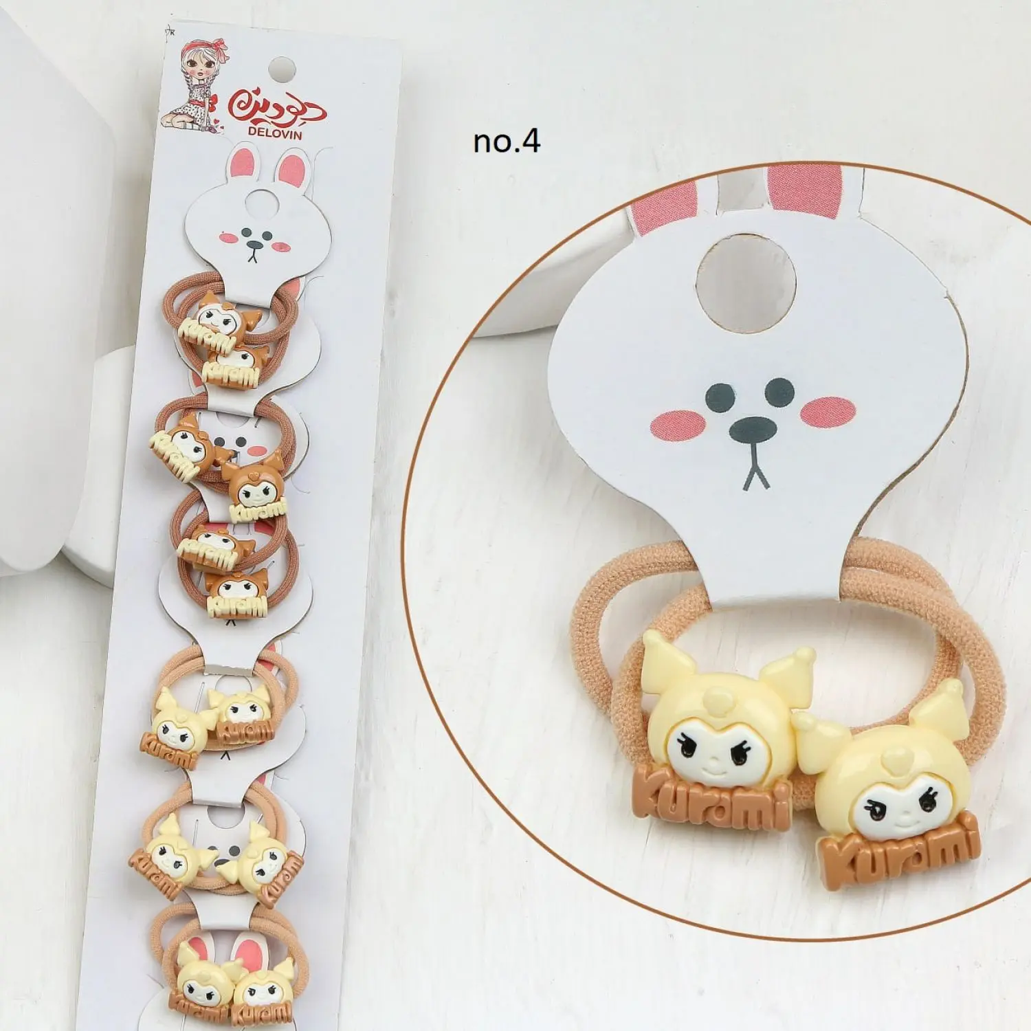 کش کارتی بچگونه رنگ نود (قهوه ای)