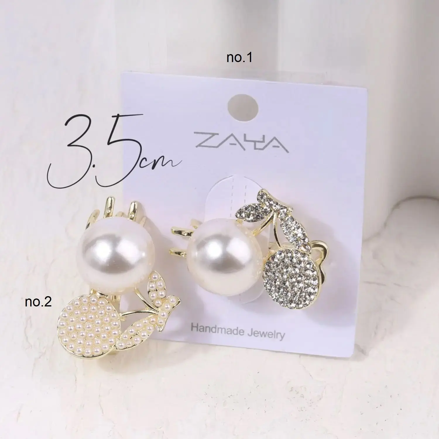 گیره انبری بغل سری مدل آلبالو و پاپیون