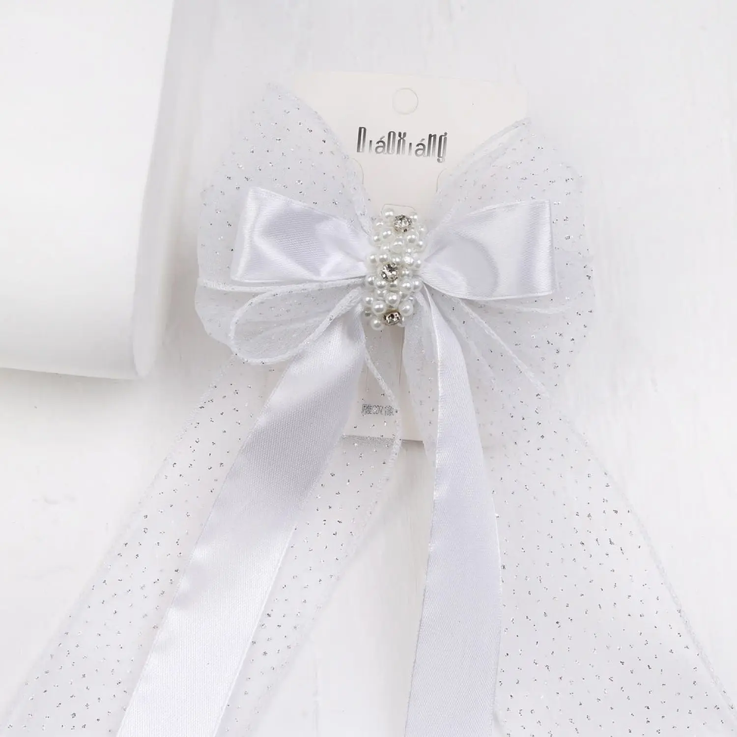 گیره فرانسوی پاپیون حریر شاین با ساتن