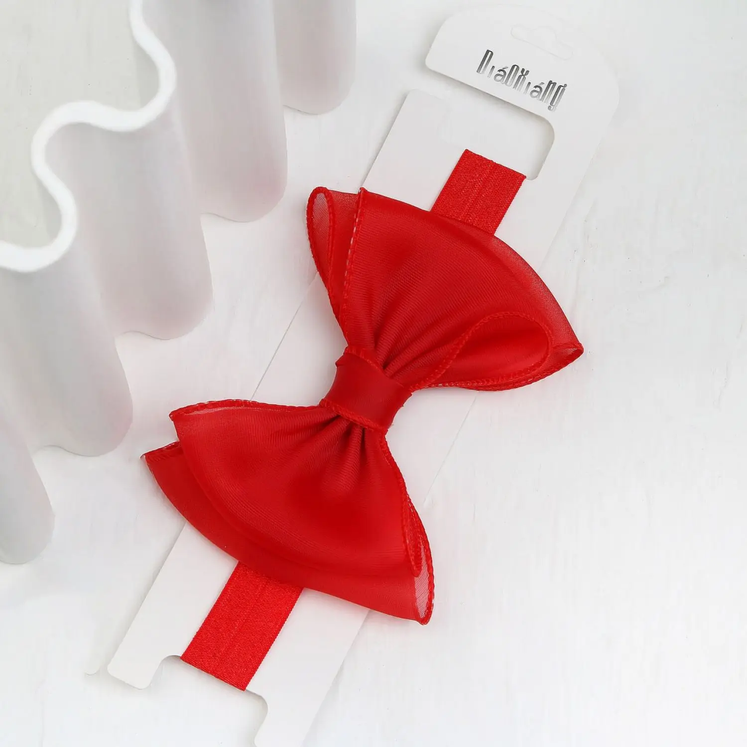 هدبند یلدایی پاپیون حریر