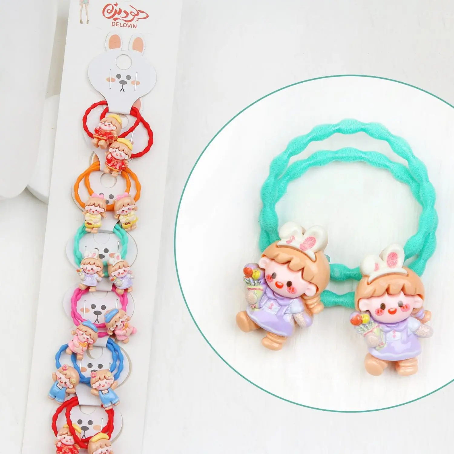 کش کارتی دوعددی عروسکی