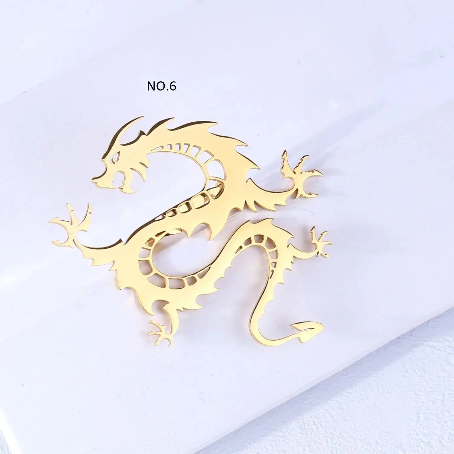 سنجاق سینه استیل طرح دار فانتزی