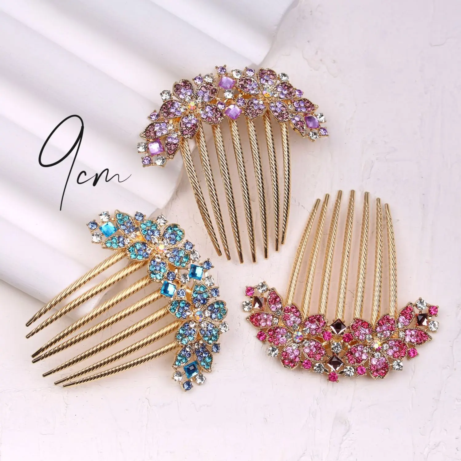 شانه مجلسی مدل دو گل