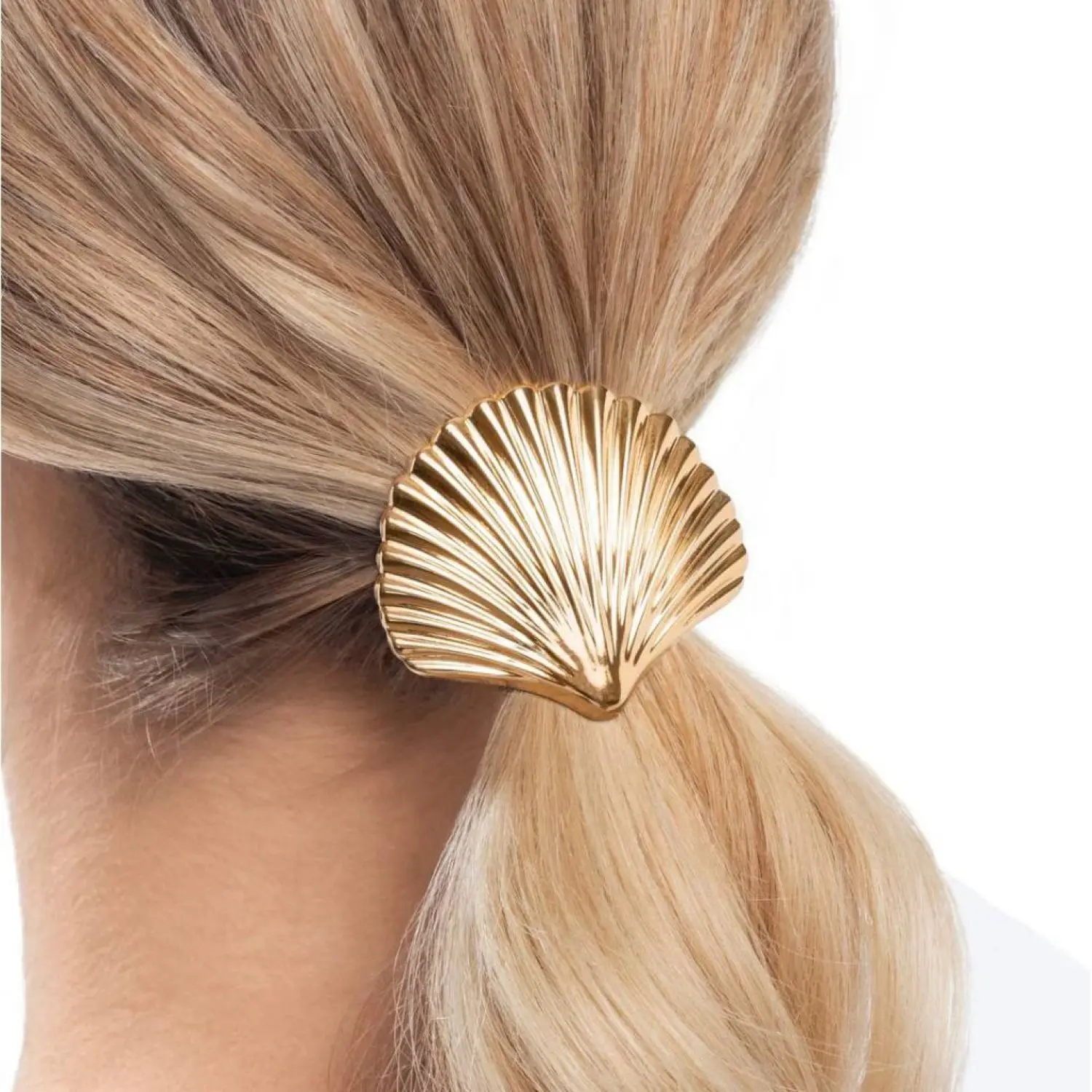 گیره فرانسوی مدل صدف طلایی