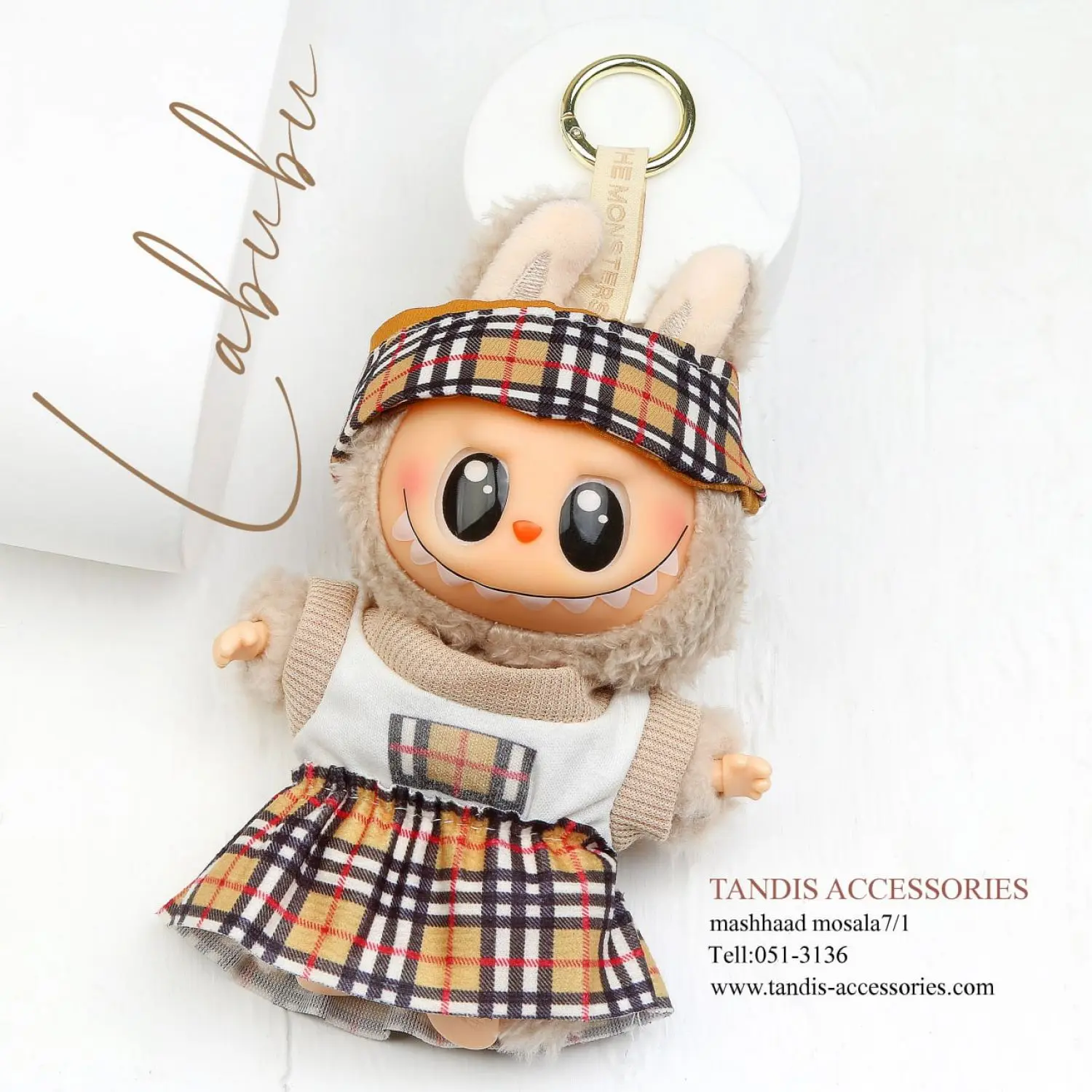 عروسک لبوبوی ماکارون لباس دار شانسی