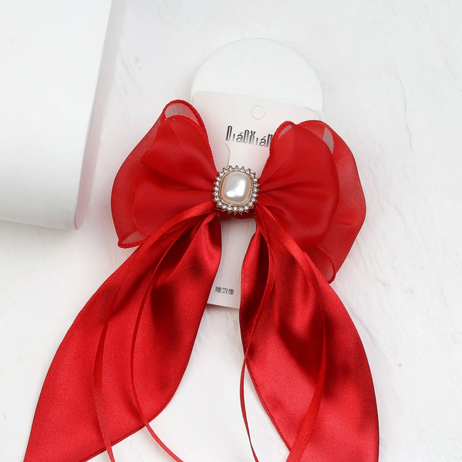 گیره فرانسوی یلدایی روبان دار