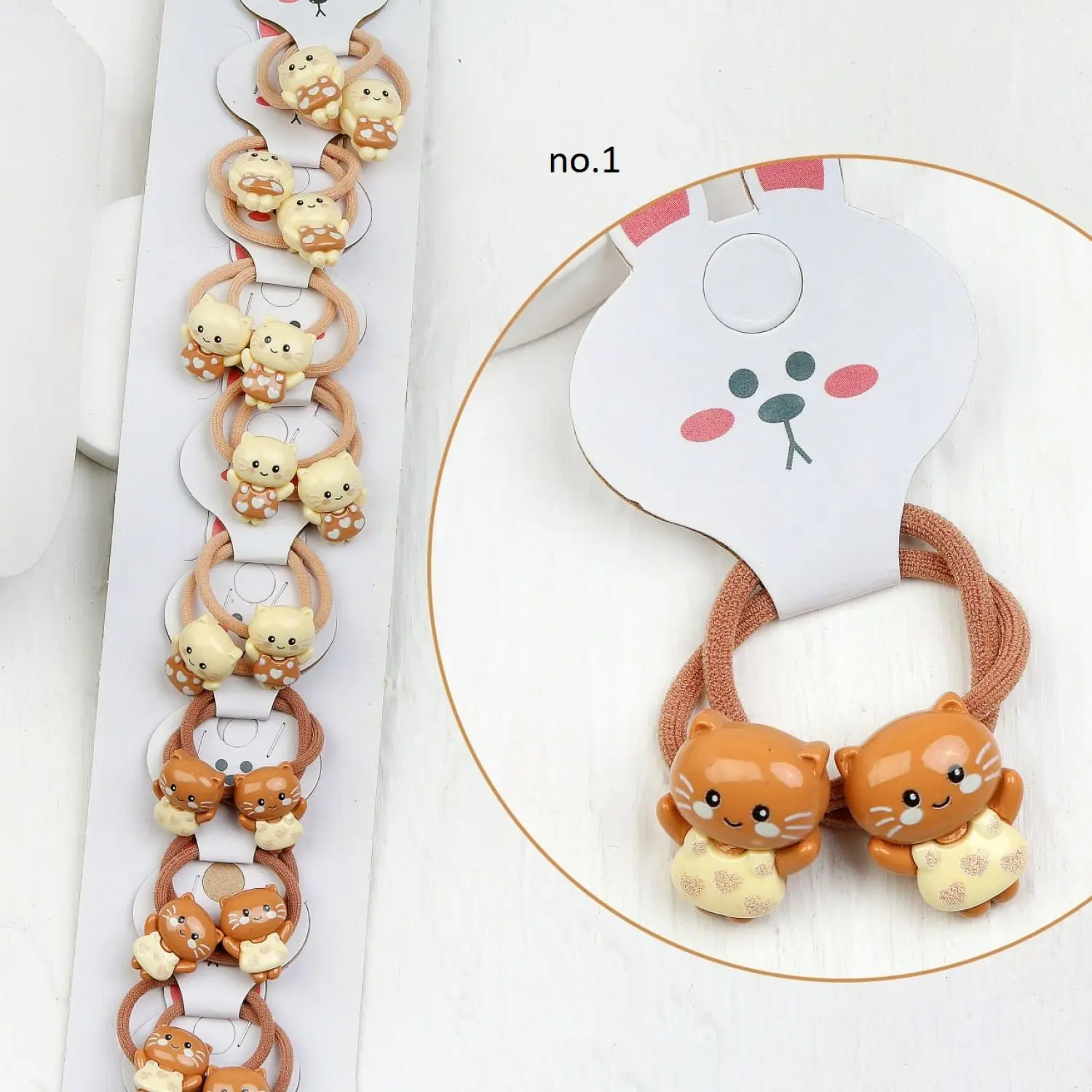 کش کارتی بچگونه رنگ نود (قهوه ای)