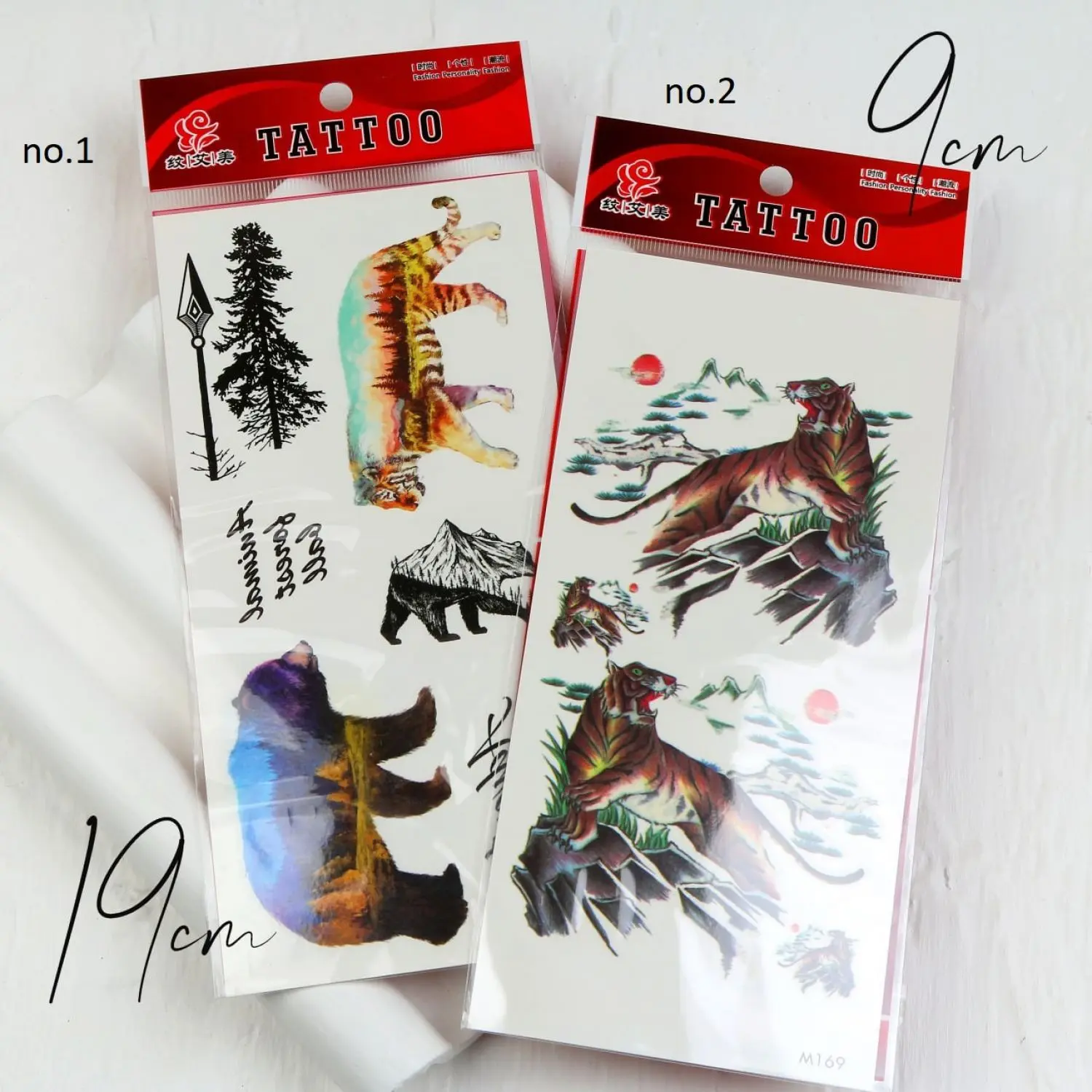 تاتو سایز متوسط 19*9