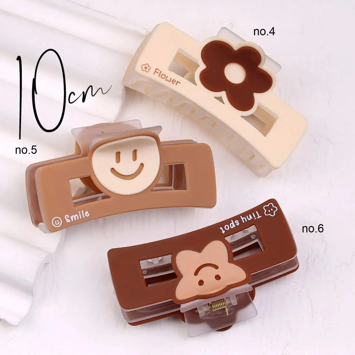 کلیپس رنگ نود سایز کوچک مدل پاپیون