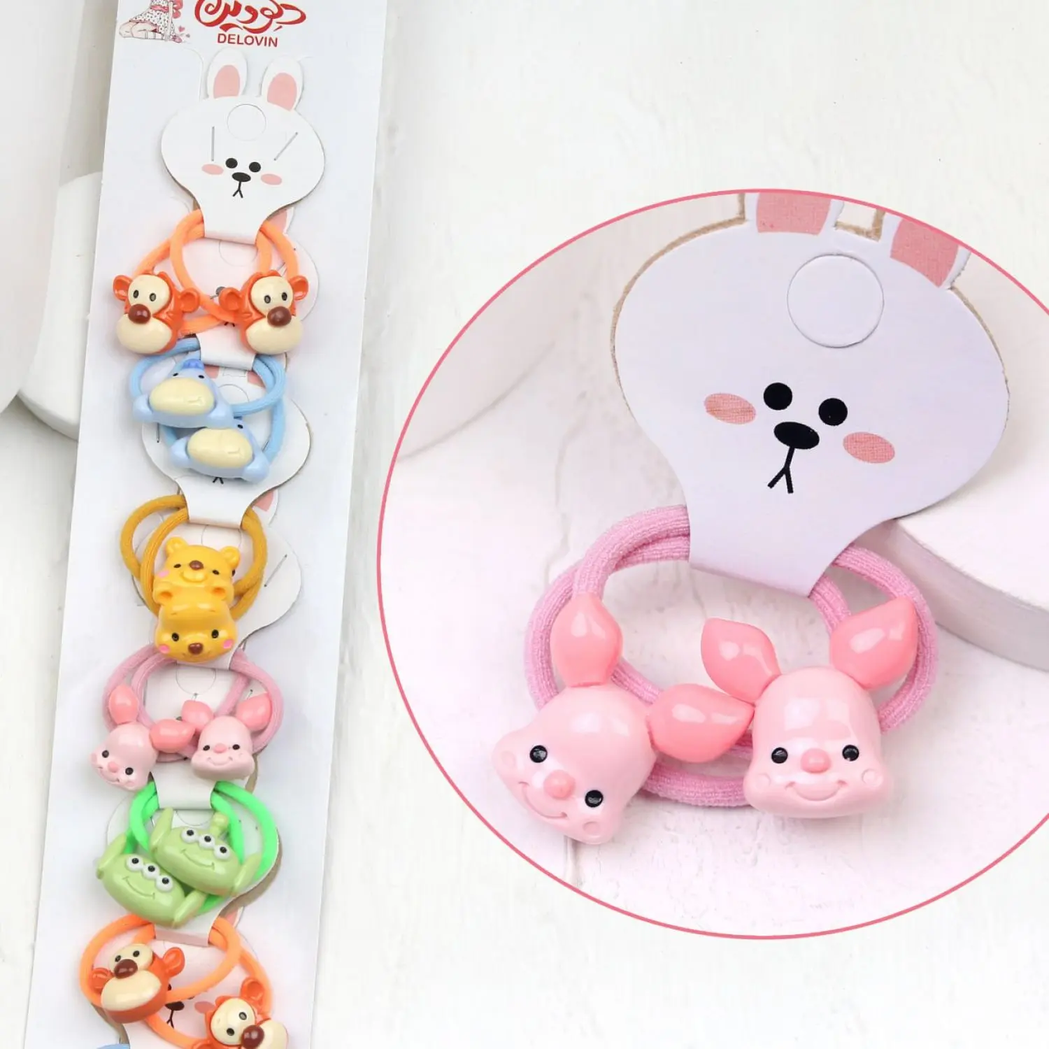 کش کارتی عروسکی طرح حیوانات